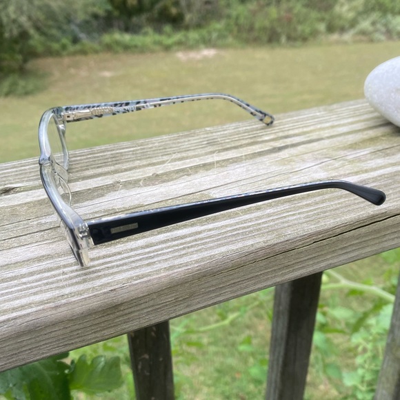Nine West glasses frames black with leopard print inside 50[]15 135 - Picture 9 of 9